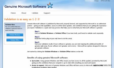 Microsoft genuine validate windows 10